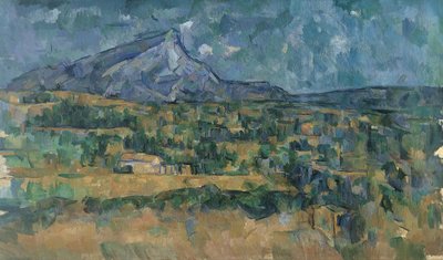 Mont Sainte-Victoire, ca. 1902-06 (olie på lærred) af Paul Cézanne
