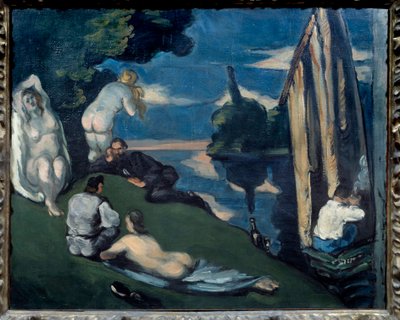 Pastoral eller idyl af Paul Cézanne
