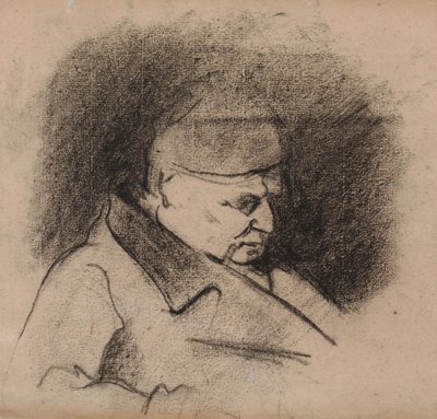 Portræt af kunstnerens far af Paul Cézanne