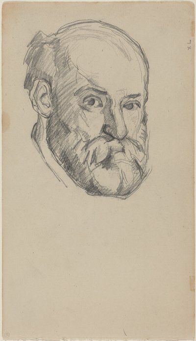 Selvportræt [forside] af Paul Cézanne