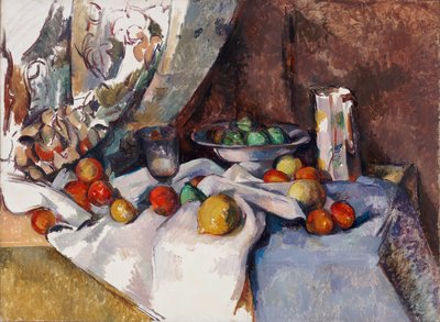 Stilleben med æbler af Paul Cézanne