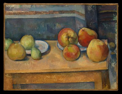 Stilleben med æbler og pærer af Paul Cézanne