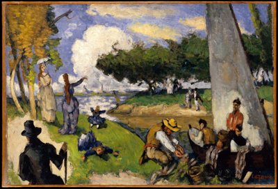 Fiskerne (fantastisk scene) af Paul Cézanne