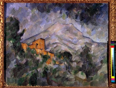 The Holy Mountain Victory and the Black Castle Maleri af Paul Cezanne (1839-1906) 1904-1906 Tokyo, Bridgestone Museum af Paul Cézanne