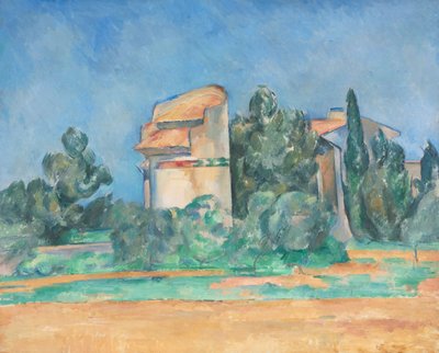 Duetårnet ved Bellevue af Paul Cézanne