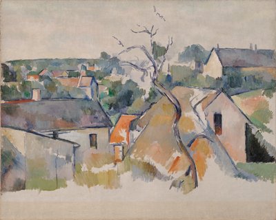The Rooftops, ca. 1898 (olie på lærred) af Paul Cézanne
