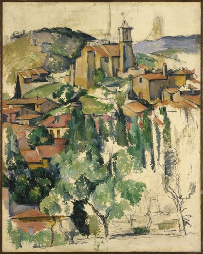 Landsbyen Gardanne af Paul Cézanne