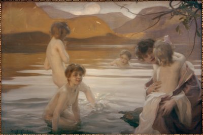 Første bad af Paul Chabas