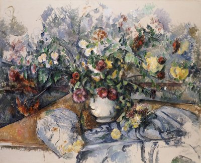 En stor buket blomster, ca. 1892-95 af Paul Cézanne