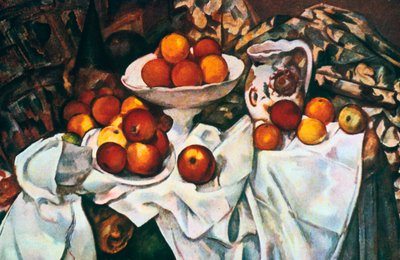 Æbler og appelsiner, 1895-1900 af Paul Cézanne