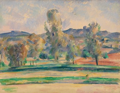 Efterårslandskab af Paul Cézanne