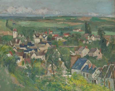 Auvers, panoramaudsigt af Paul Cézanne