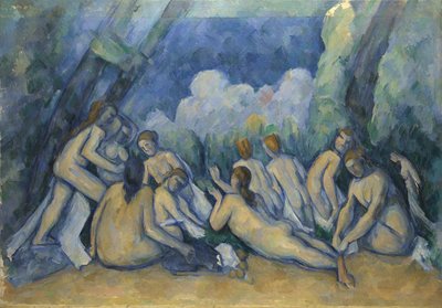 Badegæster af Paul Cézanne