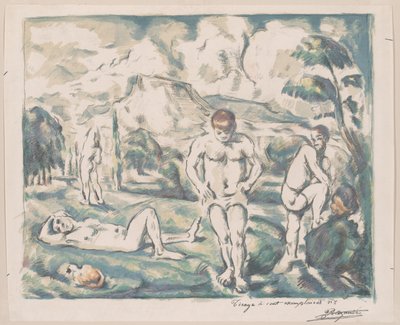 Badende af Paul Cézanne