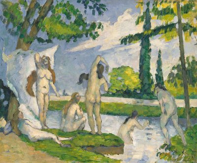 Badende, 1874-75. af Paul Cézanne