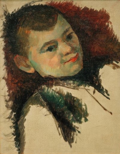 Portræt af Paul Cézanne jun. af Paul Cézanne