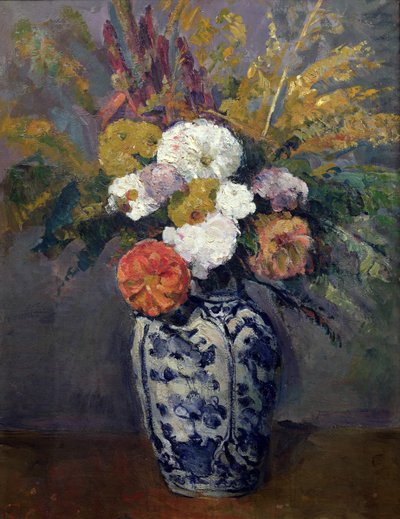 Dahliaer, ca. 1873 af Paul Cézanne