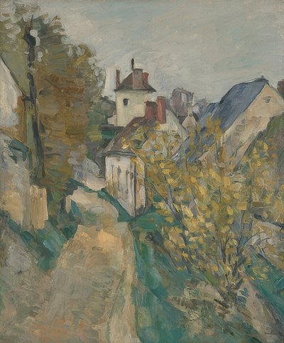 Das Haus des Dr. Gachet i Auvers-sur-Oise. 1872-73 af Paul Cézanne