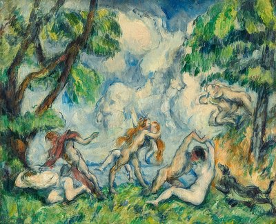 Kærlighedens kamp. Ca. 1880 af Paul Cézanne