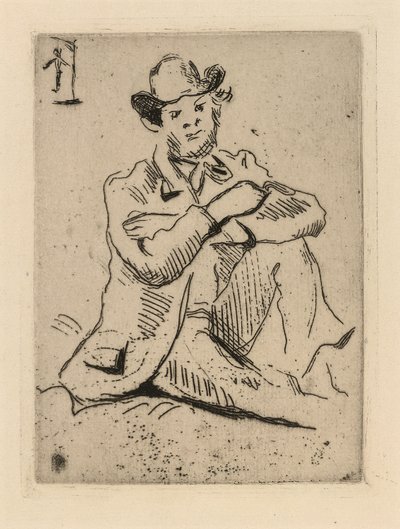 Guillaumin med den hængte mand af Paul Cézanne
