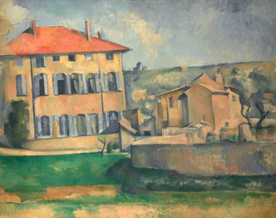 Hus i Aix af Paul Cézanne