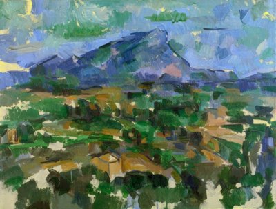 Sainte-Victoire bjerget af Paul Cézanne