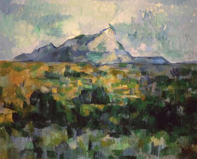 Sainte-Victoire bjerget af Paul Cézanne