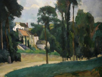 Route de Pontoise af Paul Cézanne