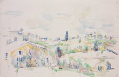 Landskab i Provence af Paul Cézanne