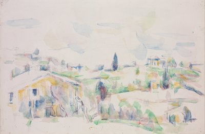 Landskab i Provence af Paul Cézanne