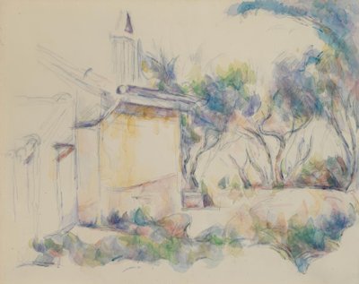 Cabanon de Jourdan af Paul Cézanne