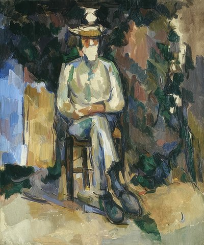 Gartneren Vallier (Der Gärtner Vallier). 1906 af Paul Cézanne