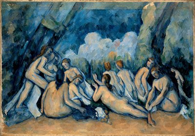 De store badegæster af Paul Cézanne