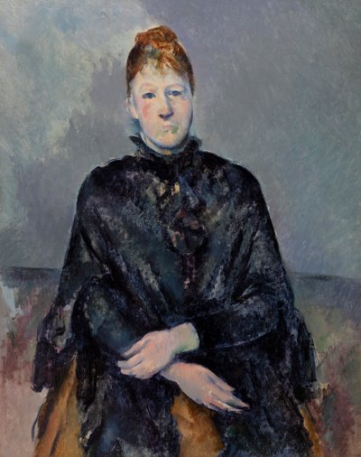 Madame Cezanne af Paul Cézanne