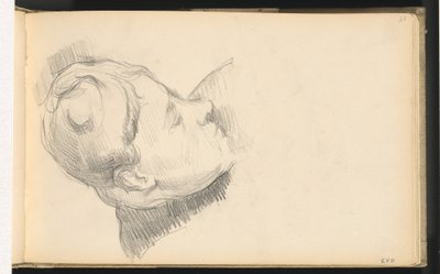 Madame Cézanne med hovedet sænket af Paul Cézanne
