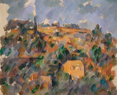Huse på bakken, Provence af Paul Cézanne