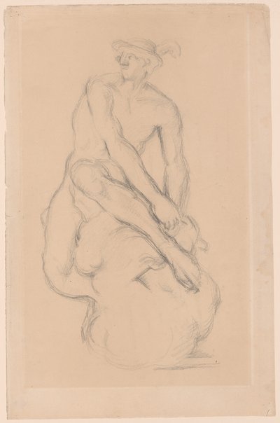 Merkur (efter Pigalle) af Paul Cézanne