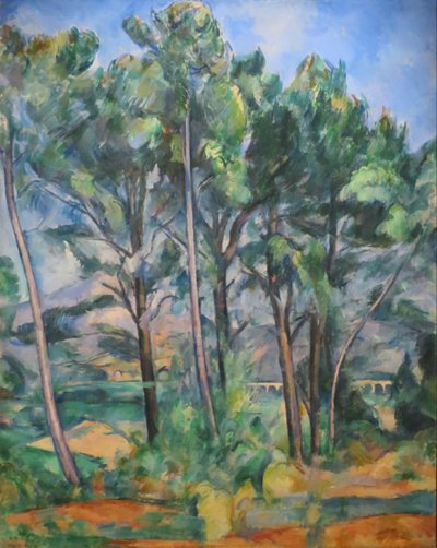 Montagne Sainte-Victoire og Valcros-viadukten af Paul Cézanne