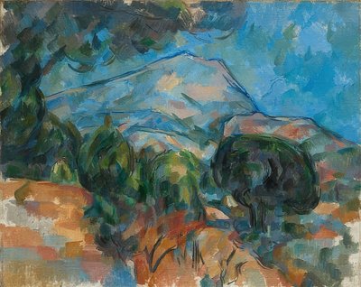 Mount Sainte-Victoire. Um 1904 af Paul Cézanne