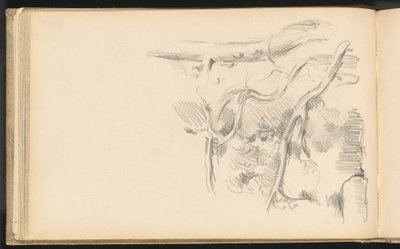 Fyrretræ af Paul Cézanne