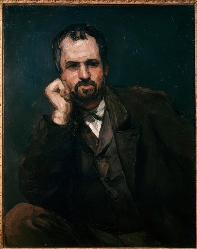 Portræt af en mand af Paul Cézanne