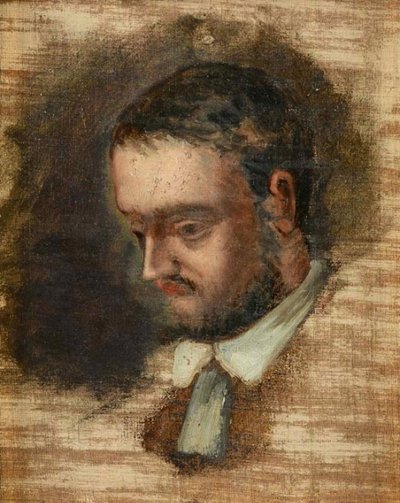 Portræt af Émile Zola 1840-1902, ca 1862-1864. af Paul Cézanne