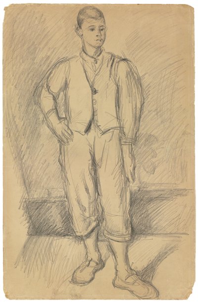 Portræt af kunstnerens søn; Portræt af kunstnerens søn, ca. 1875-1885 af Paul Cézanne