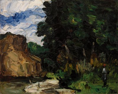 River Bend af Paul Cézanne
