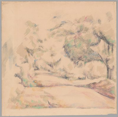 Vej i Provence af Paul Cézanne
