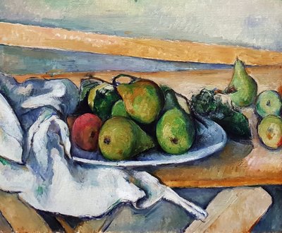Stilleben med pærer af Paul Cézanne