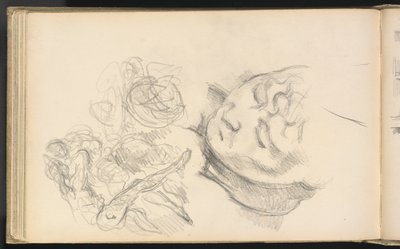 Studier inklusive Madame Cézanne af Paul Cézanne