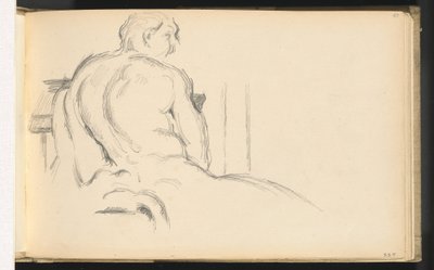 Studie af Pugets "Hercules Resting" af Paul Cézanne