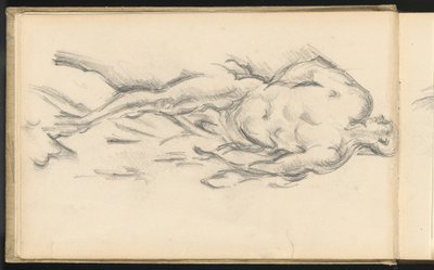 Studie af Pugets "Milo of Crotona" af Paul Cézanne