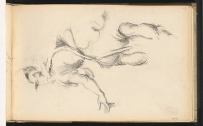 Studie af den allegoriske figur Frankrig i Rubens